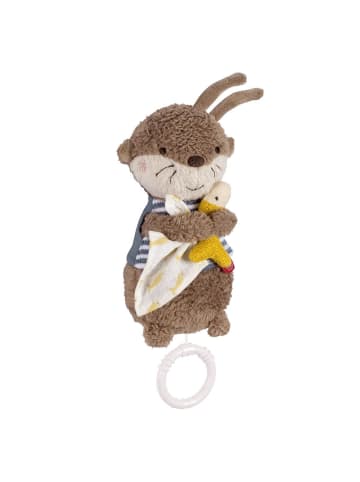 Fehn 3-tlg. Geschenk-Set zur Geburt in blue,brown