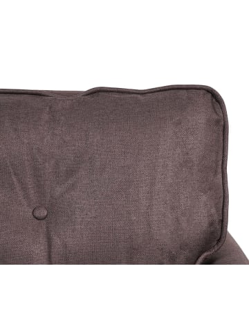 MCW 3er-Sofa J19 mit Schlaffunktion, Stoff/Textil braun