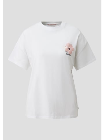 QS T-Shirt in 01D0_weiß