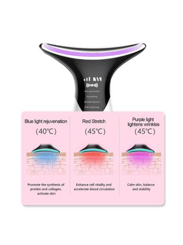 Paloma Beauties Anti-Aging-Pflegegerät für Hals und Gesicht in Schwarz