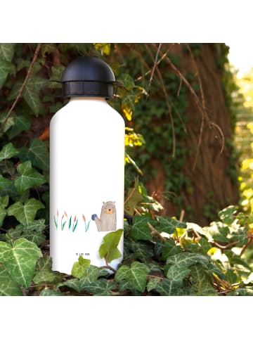Mr. & Mrs. Panda Kindertrinkflasche Otter Stein ohne Spruch in Weiß