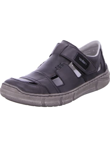 rieker Slipper Gelocht in grau
