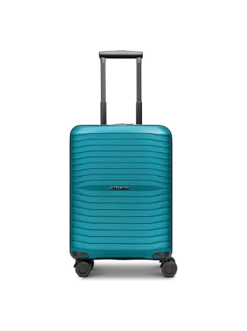Stratic Shine 4 Rollen Kabinentrolley 55 cm petrol
