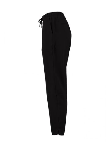 Zabaione Stoffhose Lockere Business Hose mit Kordelzug Si44a in Schwarz-2