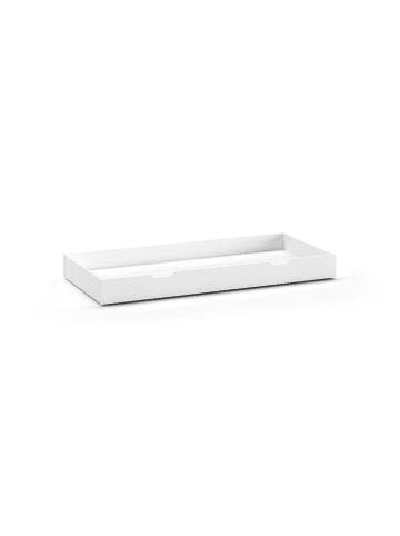 58 aufm Kessel HAUSBETT Kapua 90x200 mit Bettschublade Kiefer Massivholz Weiß