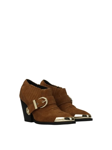 Versace Jeans Braun Leder Knöchel Stiefel