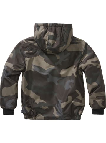 Brandit Kinder Funktionsjacke "Kids Frontzip Windbreaker" in Camouflage