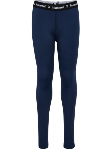 Hummel Kinder Leggings "Pulse Mid Waist Tights" in Blau