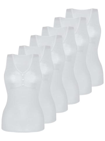 Sassa 6er Sparpack Top in white white