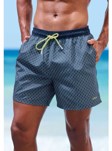 s.Oliver Badeshorts in marine bedruckt