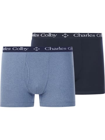 Charles Colby 2er Pack Retropant LORD TROYS in blau