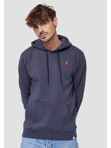 Mikon Hoodie Herz in Blau