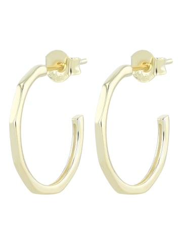 Adeliás Damen Ohrringe aus 925 Silber in gold