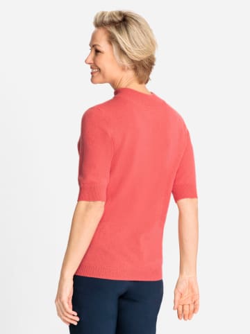 WITT WEIDEN Kaschmir-Pullover in koralle-meliert