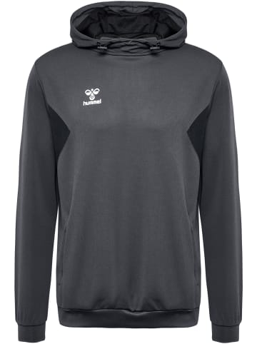 Hummel Hummel Kapuzenpullover Hmlauthentic Multisport Herren Atmungsaktiv Schnelltrocknend in ASPHALT