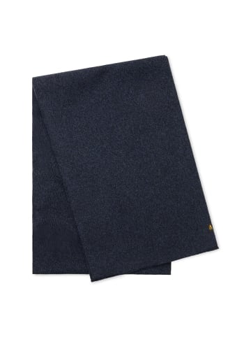 Camel Active Feiner Strickschal aus Baumwolle in Navyblau