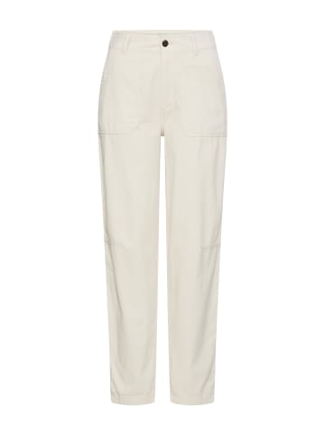 Camel Active Worker-Chino mit elastischem Bund in Milchweiß