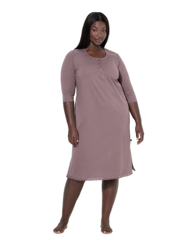 Ulla Popken Nachthemd in erde