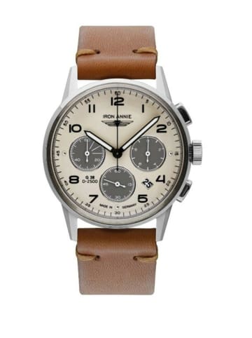 Iron Annie Chronograph für Herren in silber