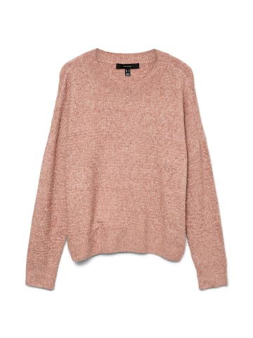 Vero Moda Strickpullover in Mahogany