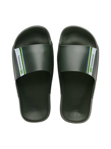 Havaianas Slide Clas-Slipper für Kinder Grün