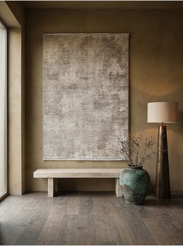 KADIMA DESIGN Kurzflorteppich Abstrakt pflegeleicht Wohnzimmer Schlafzimmer Flur in Beige