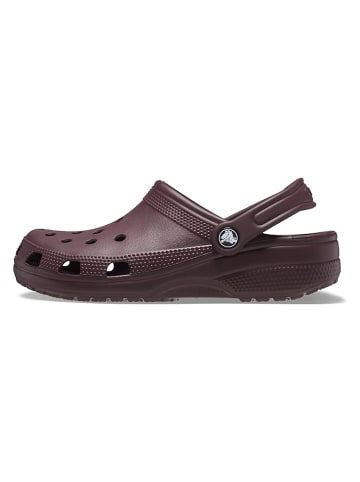 Crocs Pantoletten 'Classic Clog' in dunkelrot