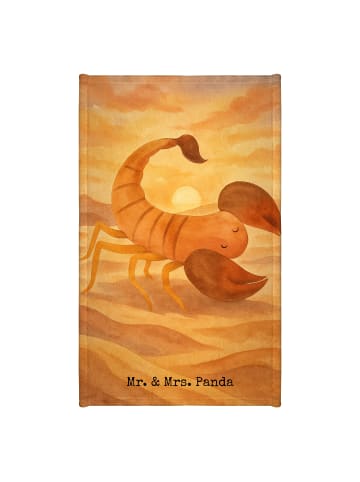 Mr. & Mrs. Panda Gästehandtücher Sternzeichen Skorpion Design oh... in Weiß