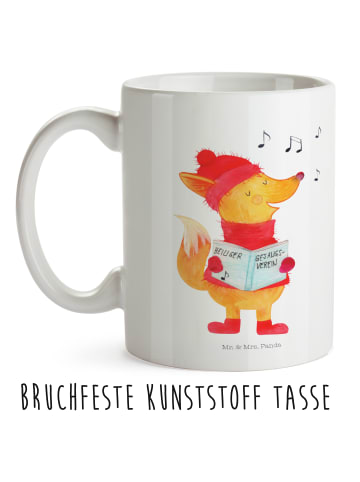 Mr. & Mrs. Panda Kindertasse Fuchs Sänger ohne Spruch in Weiß