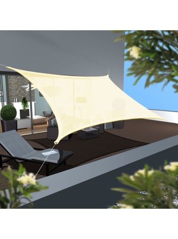 AMANKA Sonnensegel Mojave Tree 300 x 500cm in beige