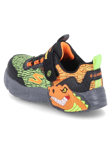 Skechers Low Sneaker DINO-LIGHTS in Schwarz