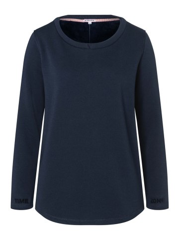 Timezone Sweatshirt ROUNDNECK in Blau