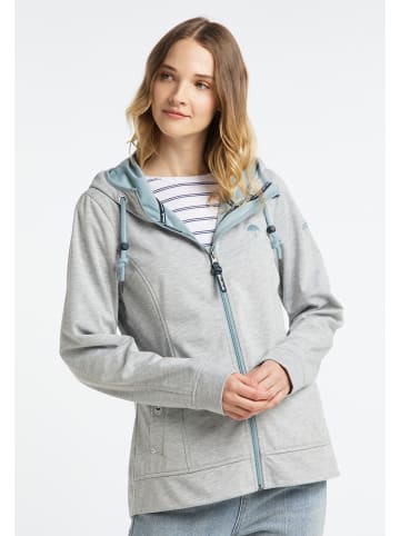 Schmuddelwedda Damen Funktionsjacke in Hellgrau Melange Icemint