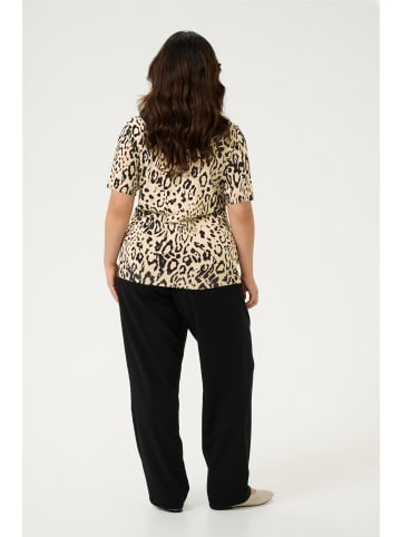 KAFFE curve Strickpullover KClizzy in FeatherG./Black Leopard