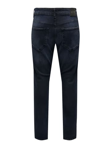 ONLY & SONS Slim Fit Jeans in Blue Black Denim 1