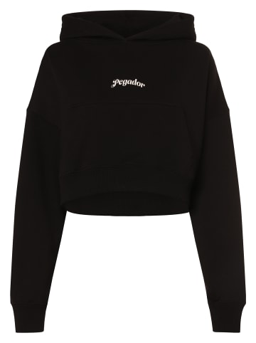 PEGADOR Kapuzenpullover Odda in schwarz