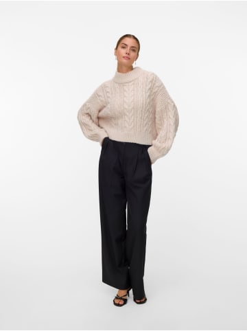 Vero Moda Strickpullover in Silver Gray