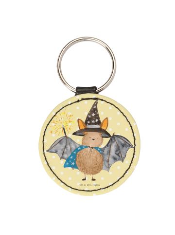 Mr. & Mrs. Panda Anhänger Fledermaus Zauberer ohne Spruch in Gelb Pastell