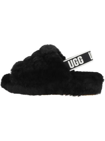 UGG Hausschuhe Fluff Yeah Slide in schwarz