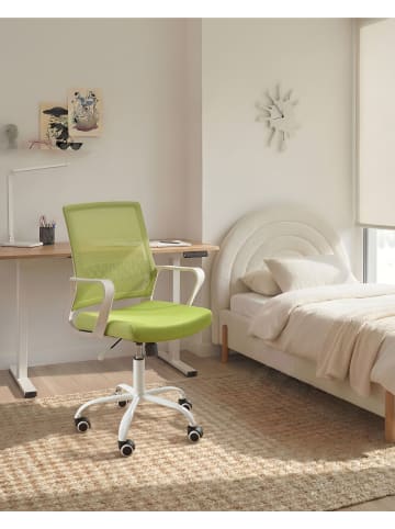 Beliani Bürostuhl EASE in Grün/Weiß - (W) 54 x (H) 94 x (L) 54 cm