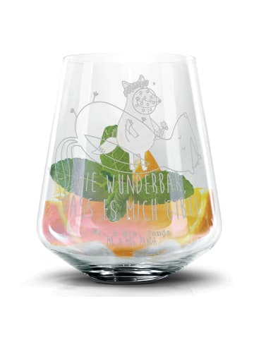 Mr. & Mrs. Panda Whiskyglas Stinktier Ball ohne Spruch in Transparent