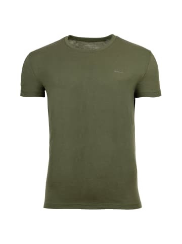 Gant T-Shirt 2er Pack in Grün (Dry Herb)