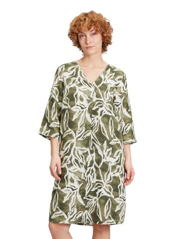 CARTOON Sommerkleid mit Muster in Cream/Green