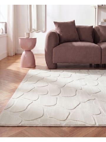Beliani Kurzflor KAWI in Weiß - (W) 160 x (L) 230 cm