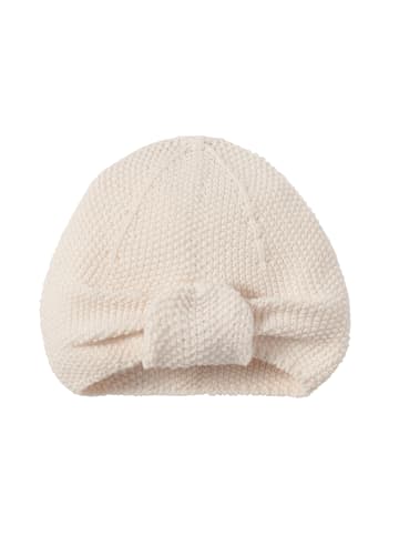 nordic coast company  Baby Turban Mütze Strick Natur - 3-6 Monate