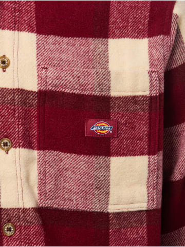 Dickies Hemd Plaid Coaling in bordeaux ecru - 0001