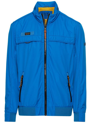 Camel Active Leichter Blouson aus recyceltem Polyester in Blau