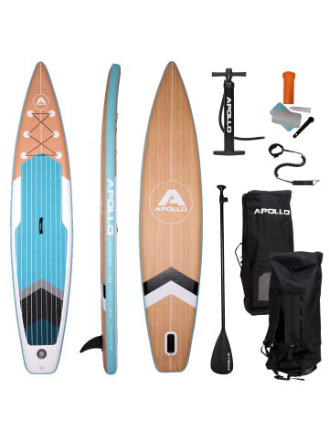 Apollo Aufblasbares Stand Up Paddle Board " SUP - Infinity " in holz/blau/schwarz