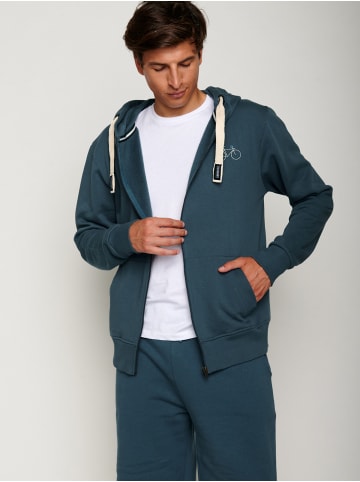 GreenBomb Jacke Bike Single in Blauer Stein