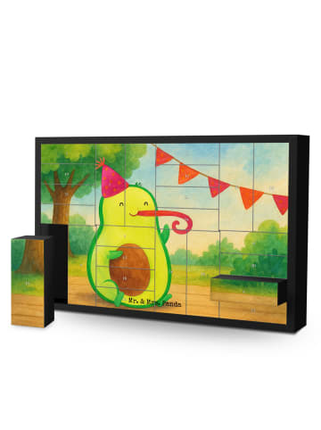 Mr. & Mrs. Panda Adventskalender Avocado Geburtstag Design ohne ... in Weiß